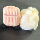 Mini Suitcase Earphone Protective Case Cover For Airpods Pro 2nd 1st with Pompom