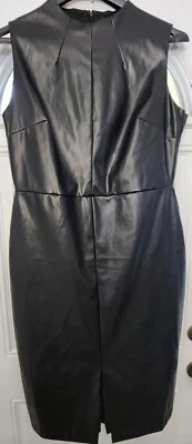 Alexia Admor Faux Leather Dress Size 14 - Image 1 of 4