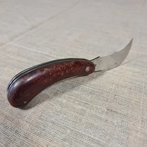 Folding Garden Knife USSR Vintage Soviet Original Collectible Knive Rare Old  - Picture 1 of 13