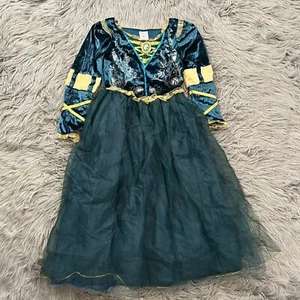 Disney Store Merida Girls Size 9/10 Brave Costume Princess Dress Up Play - Picture 1 of 10