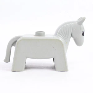 Vintage Lego Group Gray Horse Donkey Figure 3.5" - Picture 1 of 5