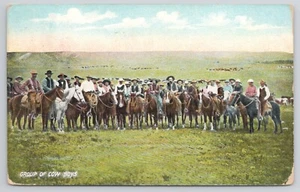 Postkarte Gruppe Cowboys NH1 - Bild 1 von 2