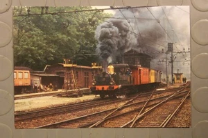 Cartolina Ferrovie Nord Milano FNM Locomotiva 200-205 Marcinelle Couillet 1883 - Imagen 1 de 1