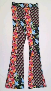 RIVER ISLAND 80's Utilitarian High Waist Flared Funky Leggings BNWT Women's UK 6 - Picture 1 of 18