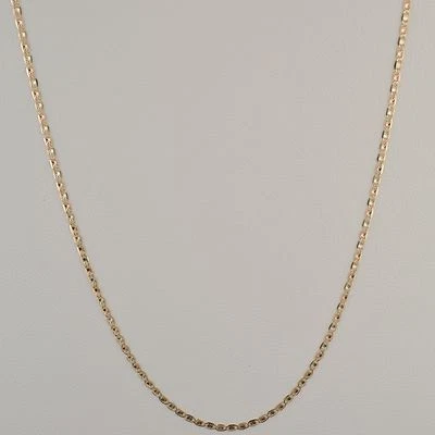 10K MULTICOLOR GOLD 1.65mm VALENTINO LINK PENDANT CHAIN NECKLACE - Image 1 of 3