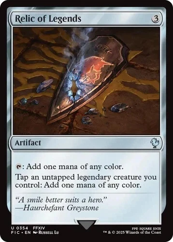 Relic of Legends - 354 - NM - Commander: FINAL FANTASY - MTG - Image 1 of 1