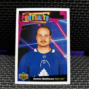 2020-21 Oberdeck Serie 1 Porträts #P28 AUSTON MATTHEWS - Bild 1 von 2
