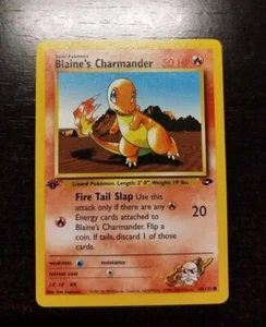 60/132 Blaine's Charmander 1. Edition Near Mint Gym Challenge - Bild 1 von 2