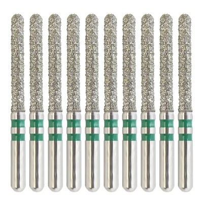 Zirconia Diamond Bur Round End Cylinder Coarse Grit Z882/014C Friction Grip - Image 1 of 4