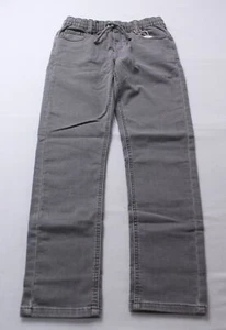 Mango Boy's Drawstring Waist Denim-Style Cotton Jeans BL1 Denim Grey Size 11 NWT - Picture 1 of 4
