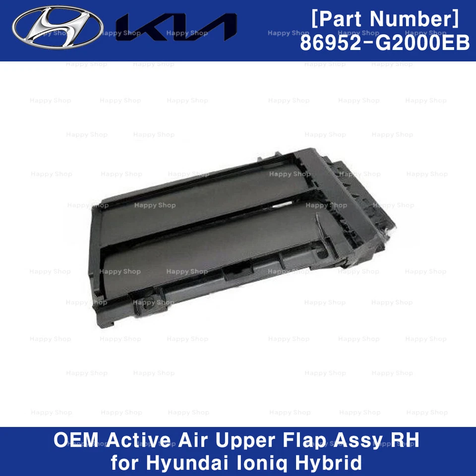86952G2000EB Genuine Active Air Upper FLAP Assy RH for Hyundai Ioniq Hybrid 17+ - Image 1 of 3
