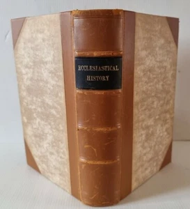 1829 / ECCLESIASTICAL HISTORY / 2 Vols in One / JOHN L. MOSHEIM / Half-Leather! - Picture 1 of 12