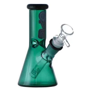 6,5" Türkis Farbe Akzent Mini Becher Glas Wasser Rauchen Pfeife - Bild 1 von 1