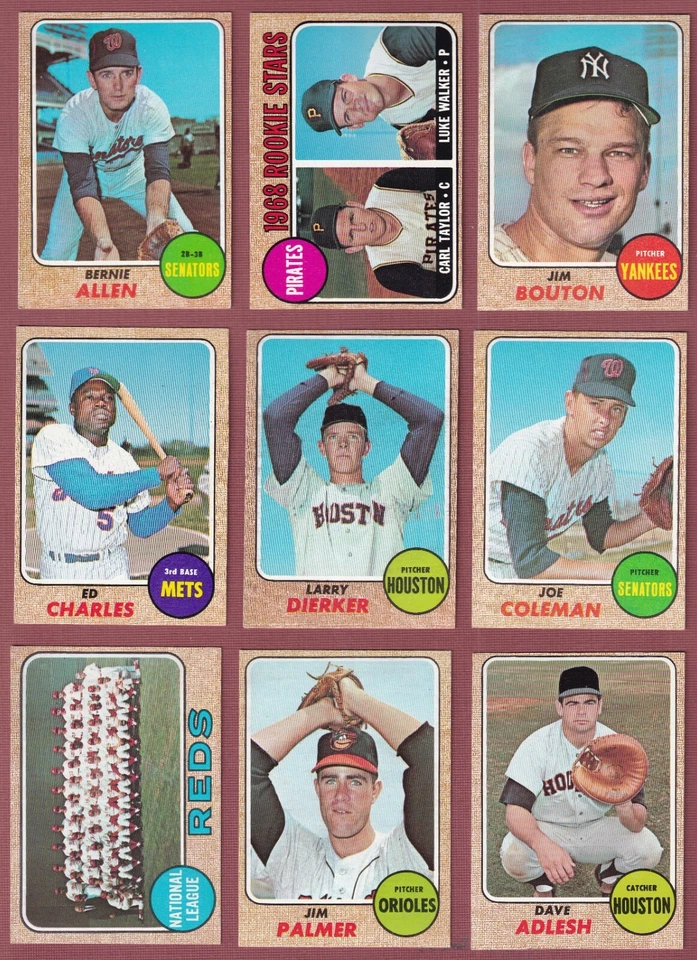 1968 Topps Baseball (534-598) * You Pick * Conditions Listed - Image 1 of 1