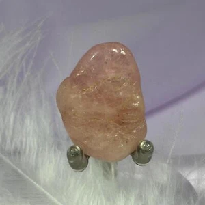 Hermosa piedra de tambor de berilo rosa, morganita 11,2 g SN56185 - Imagen 1 de 4