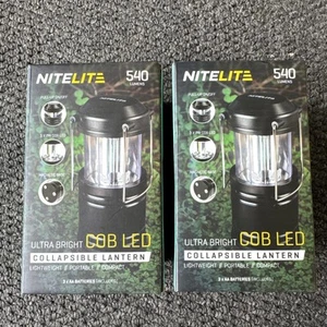 Nitelite 540 Lumens Ultra Bright Cob LED Collapsible Lantern x 2 - Picture 1 of 3