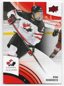 2025 Upper Deck Team Canada Juniors lámina roja #1 - #100 (elige de la lista) - Imagen 1 de 30