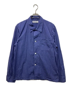 OUR LEGACY KAHUNA CHECK BOX SHIRT Size: 48 Blue Men M2252BK - Picture 1 of 8