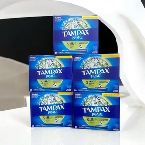 Tampax Super Saugfähiger unparfümierter Karton Applikator (50 ct) - 5 NEU VERSIEGELT - Bild 1 von 6