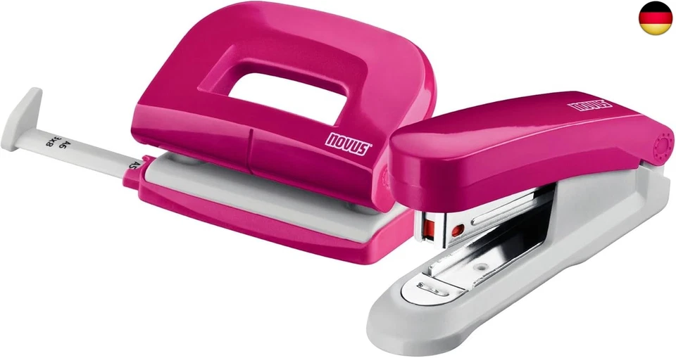 Novus Schreibtisch Set (Heftgerät E 15 mit Locher E 210, inkl. 1000  - Bild 1 von 4