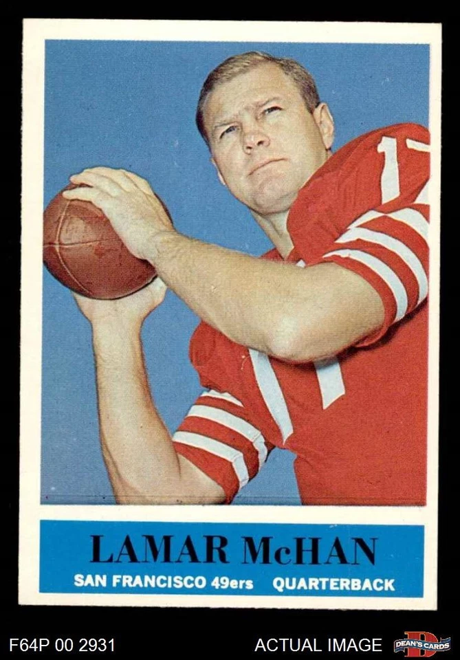 1964 Philadelphia #163 Lamar McHan 49ers Arkansas 6 - EX/MT - Image 1 of 1