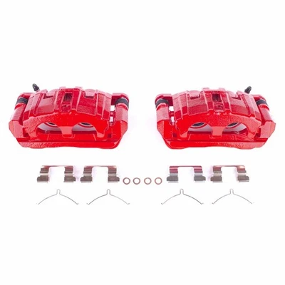 Pinzas Powerstop S3826A recubiertas de polvo rojo para 14-21 Mdx Pilot Ridgeline Foto 1 de 4