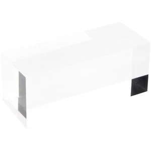 Plymor Clear Polished Acrylic Rectangular Display Block, 2" H x 2" W x 5" D - Picture 1 of 1