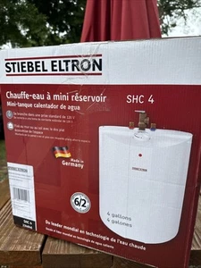 STIEBEL ELTRON SHC 4 Mini-Tank elektrischer Warmwasserbereiter - 4 Gallonen, weiß - Bild 1 von 3
