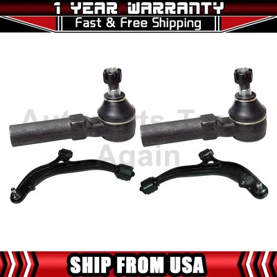 Brazo de control de extremo de barra de amarre delantera 4 Mevotech para Dodge Caravan 1996-2000 Foto 1 de 4