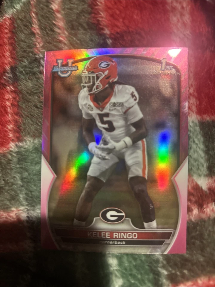 2022 Bowman University Chrome - Kelee Ringo #68 Pink Refractor (RC) - Image 1 of 1