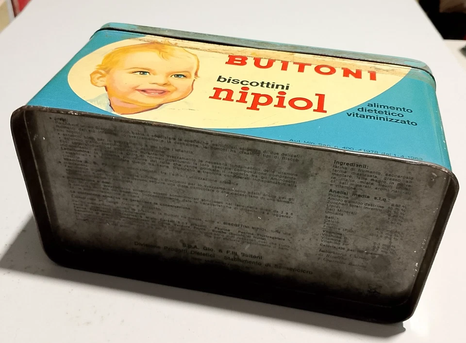 scatola di latta nipiol - Immagine 1 di 2