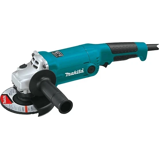 Amoladora angular Makita 120V con cable 5" SJS con interruptor de CA/CC GA5020 Foto 1 de 1