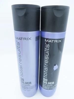 MATRIX TOTAL RESULTS SO SILVER SHAMPOO & CONDITIONER 10.1 oz Duo! - Image 1 of 2