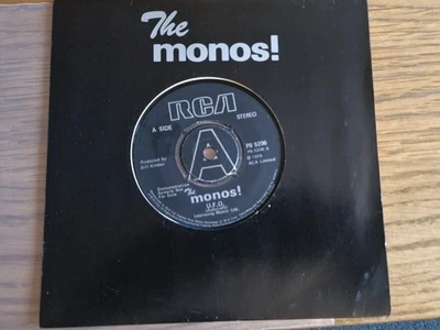 The Monos! – U.F.O. 1980 RCA Records 7” Promo Punk New Wave - Image 1 of 4