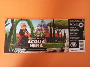 Etikett. Can'Alu: ACQUA NERO - The PIGGY Brewing Company / FRANCE - Bild 1 von 1