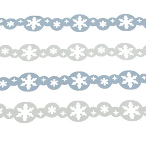 Creative Memories Schneeflockenkette 12" Bordüre Cardstock gestanzte Formen, 4 Stück - Bild 1 von 3