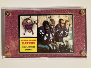 1962 Topps Style Purple People Eaters Variation Card in magnetic slab - Picture 1 of 9
