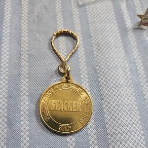 Las Vegas Trade Show Stacker 10th Anniversary Keychain Promo Windows Vintage - Picture 1 of 6