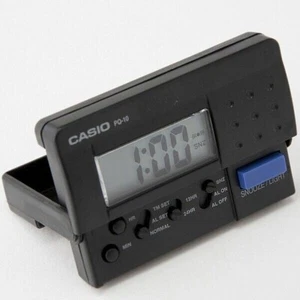 Reloj despertador Casio Beep, negro, PQ-10 - Imagen 1 de 2