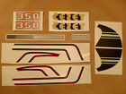 CZ cezet Jawa 350 stickers set decals samolepky Aufkleber 12 volt model 472.6