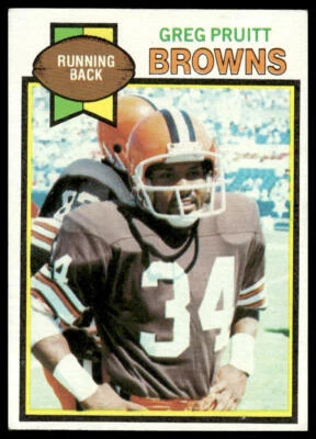 1979 Topps #455 Greg Pruitt Cleveland Browns - Image 1 of 2