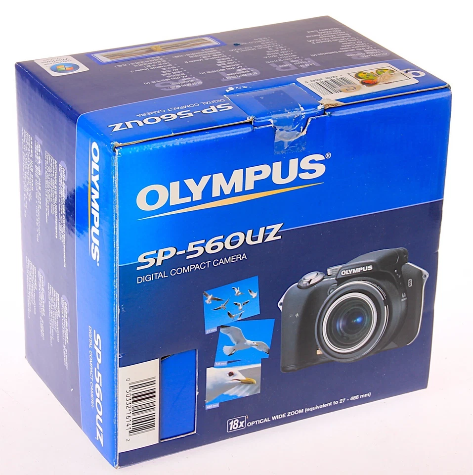 OLYMPUS SP-560UZ Camera 8MP AA Battery CMOS NOS Boxed & New- 18x Optical Zoom - Image 1 of 4