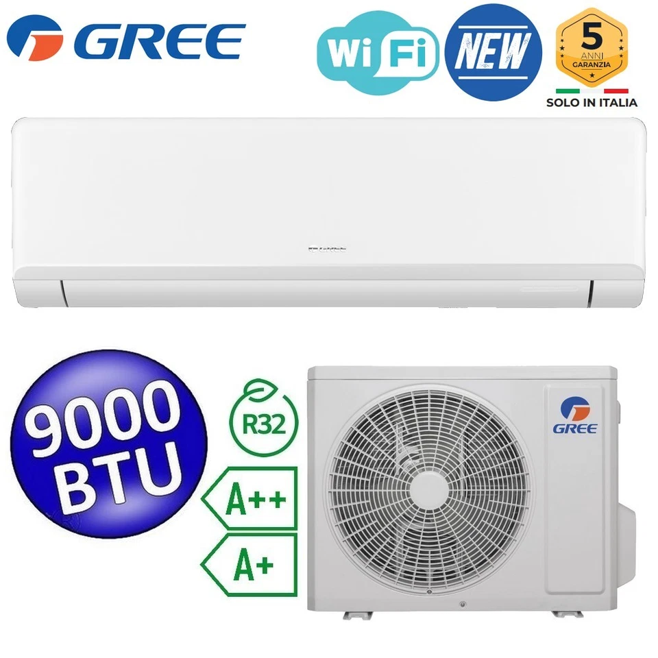 GREE a installé le Climatiseur mono-inverter NEWARI de 9000 Btu A++/A+ avec WiF - Photo 1/1