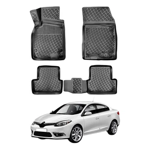 Alfombrillas para Renault Fluence 2009-2025 | Alfombrilla Custom Fit Negro - Imagen 1 de 7