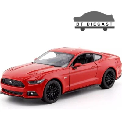 Ford Mustang GT 5.0 1/24 2015 coche modelo diecast rojo 24062 Foto 1 de 3