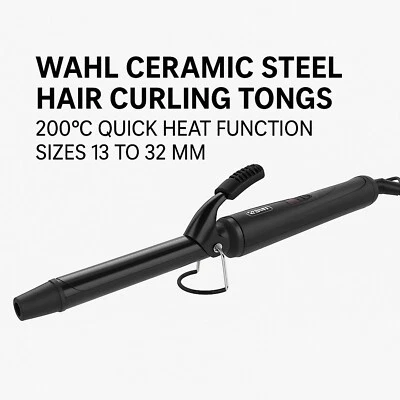Wahl Curling Tong 19mm 200°C With Cool Touch Tip & 2.5m Swivel Cord - ZX912 - Image 1 of 4