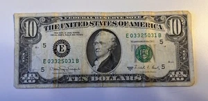 1988A $10 Federal Reserve Note “L” San Francisco L55424545A - Picture 1 of 2