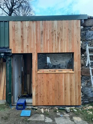 Siberian Larch Cladding Tongue Groove 19x140mm Grade AB  TOP QUALITY! - Image 1 of 4