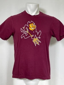 Arizona State Sun Devils Junk Food weinrot Logo Rundhalsausschnitt T-Shirt Herren SMALL - Bild 1 von 8