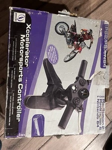 Xccelerator Motorsports Controller For Playstation 1 & 2 PS2 PSONE N64 CIB - Picture 1 of 13